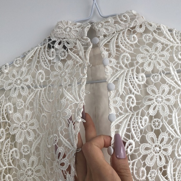 NWOT LC Lauren Conrad Runway Lace Dress - Picture 3 of 5